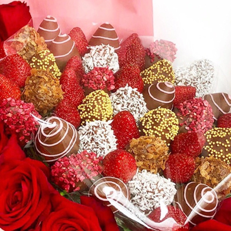 Букет из клубники Красный секрет