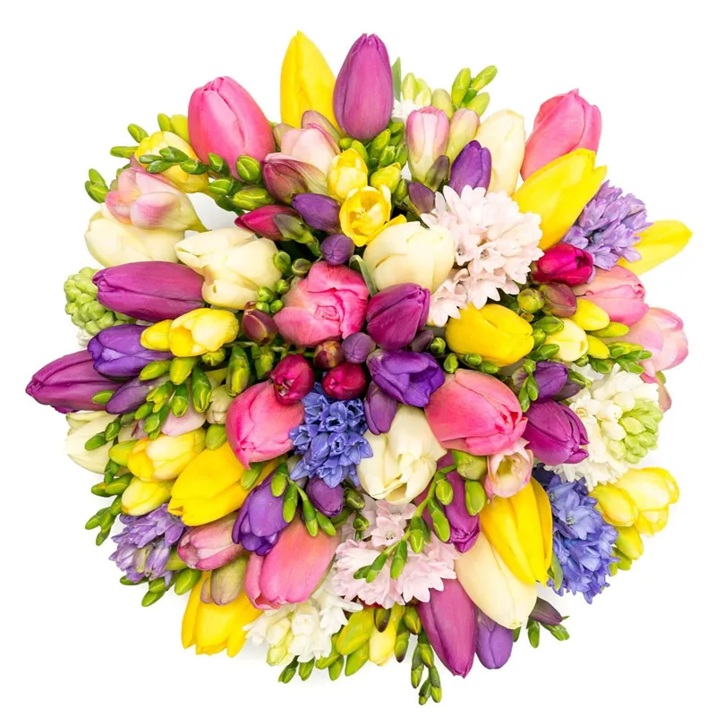 Цветы в коробке Любовный десерт